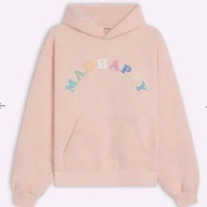 small madhappy french terry hoodie (original pink colorway)